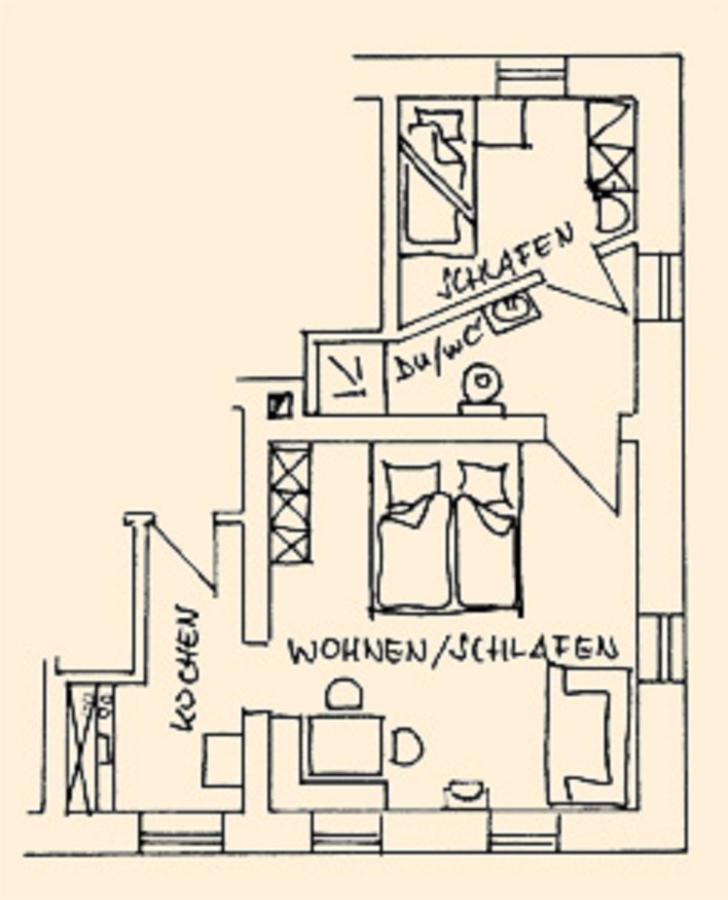 Pension Rosengaertchen Абсберг Экстерьер фото